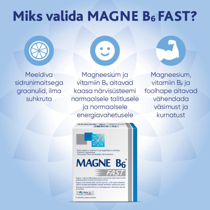 MAGNE B6 FAST GRAANULID N20