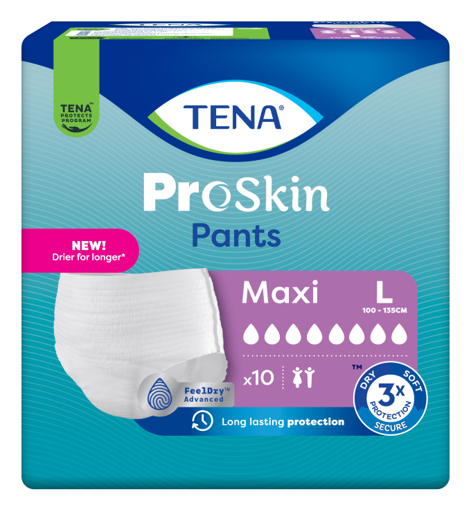 TENA PANTS IMAVAD PÜKSID MAXI L (100-135CM) (2550ml) N10