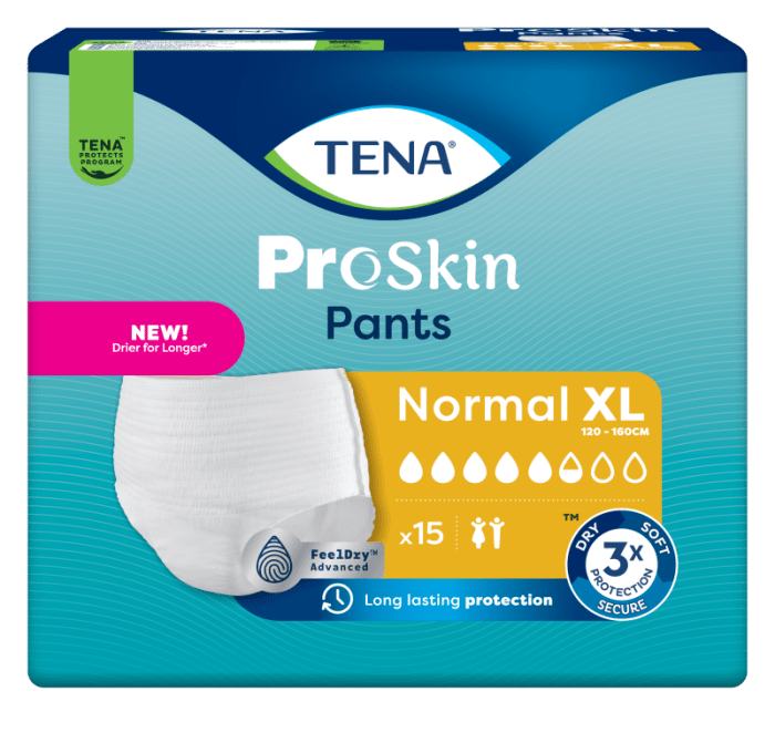 TENA PANTS IMAVAD PÜKSID NORMAL XL (1010ml) N15