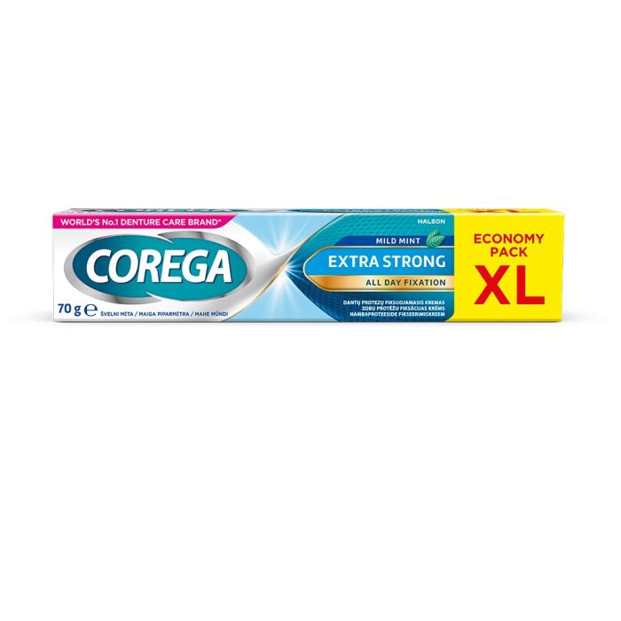 COREGA PROTEESIDE KINNITUSLIIM ERITI TUGEV KINNITUS 70G