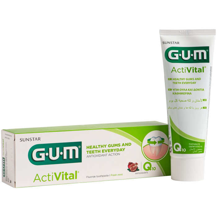 GUM HAMBAPASTA ACTIVITAL Q10 KAARIESE VASTU 75ML