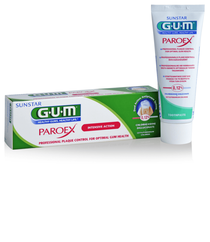 GUM HAMBAPASTA-GEEL PAROEX 0,12% ALOE VERA 75ML