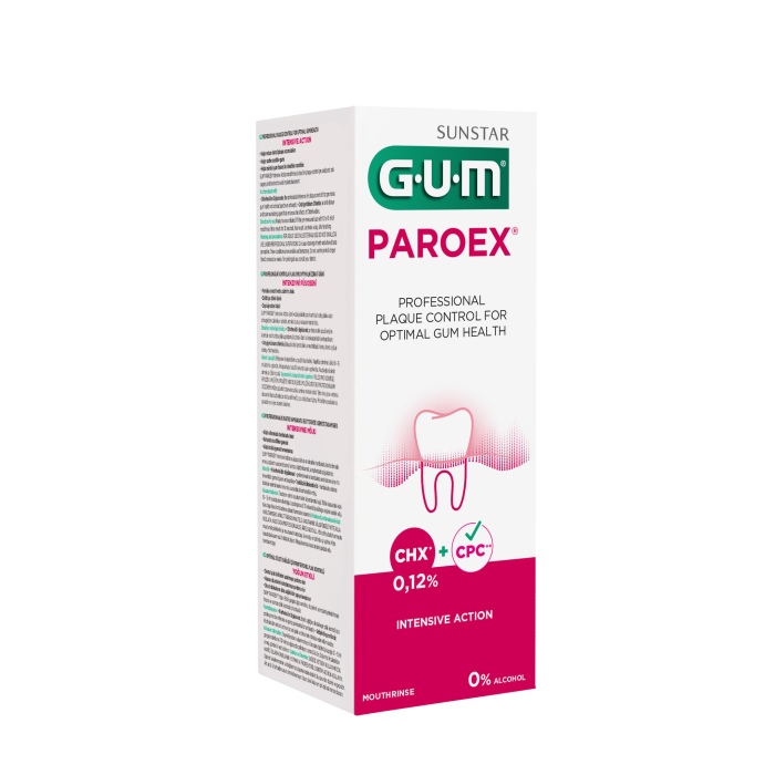 GUM SUUVESI PAROEX CHX 0,12% KLOORHEKSIDIINIGA 300ML