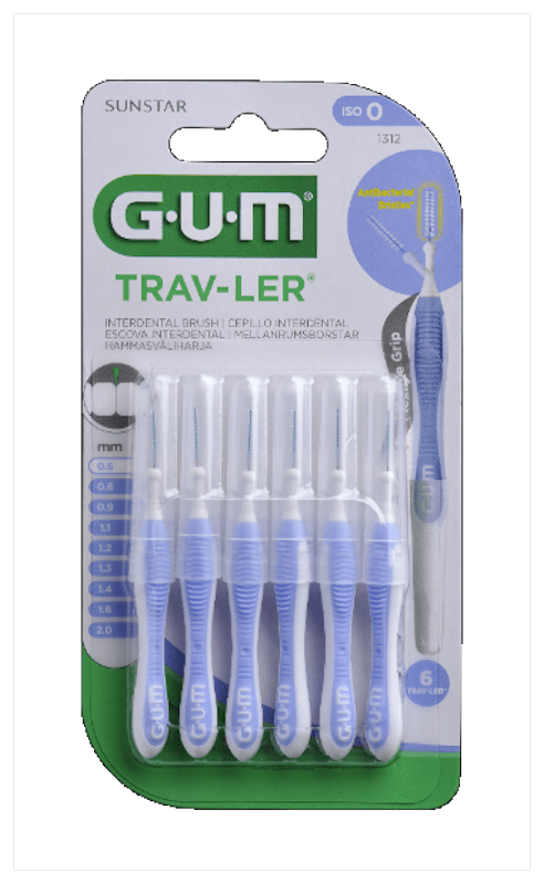 GUM HAMBAVAHEHARJAD TRAV-LER SILINDER 0,6MM HELE LILLA N6