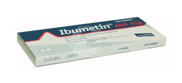 IBUMETIN ÕHUKE POLÜMEERKATTEGA TBL 400MG N10