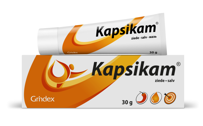 KAPSIKAM SALV 20MG+2MG+30MG+30MG+50MG 1G 30G N1