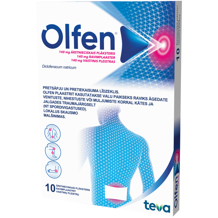 OLFEN RAVIMPLAASTER 140MG 140MG N10