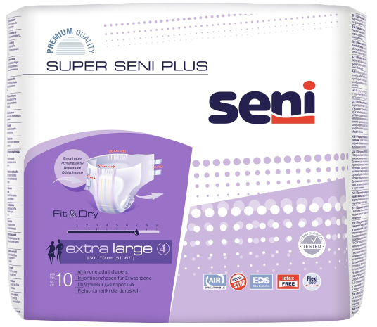SENI SUPER PLUS PÜKSMÄHKMED XL 3200ML N10