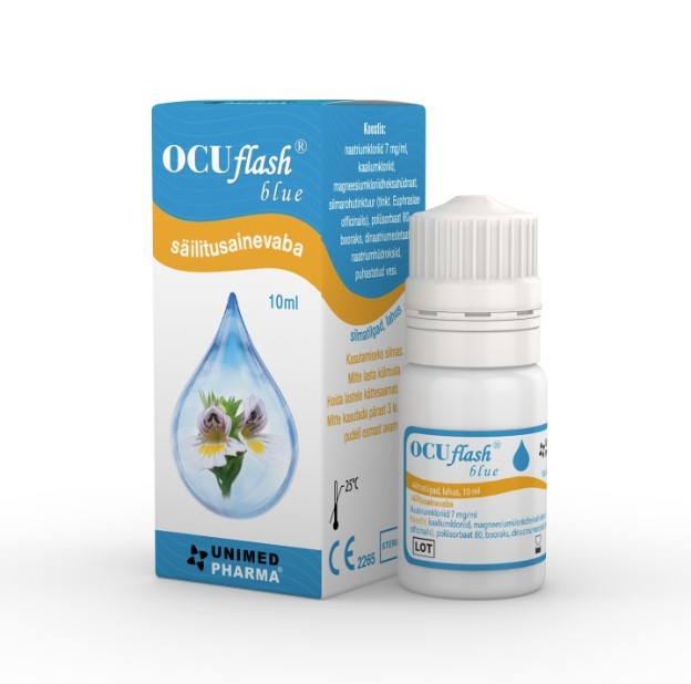OCUFLASH BLUE SILMATILGAD 10ML