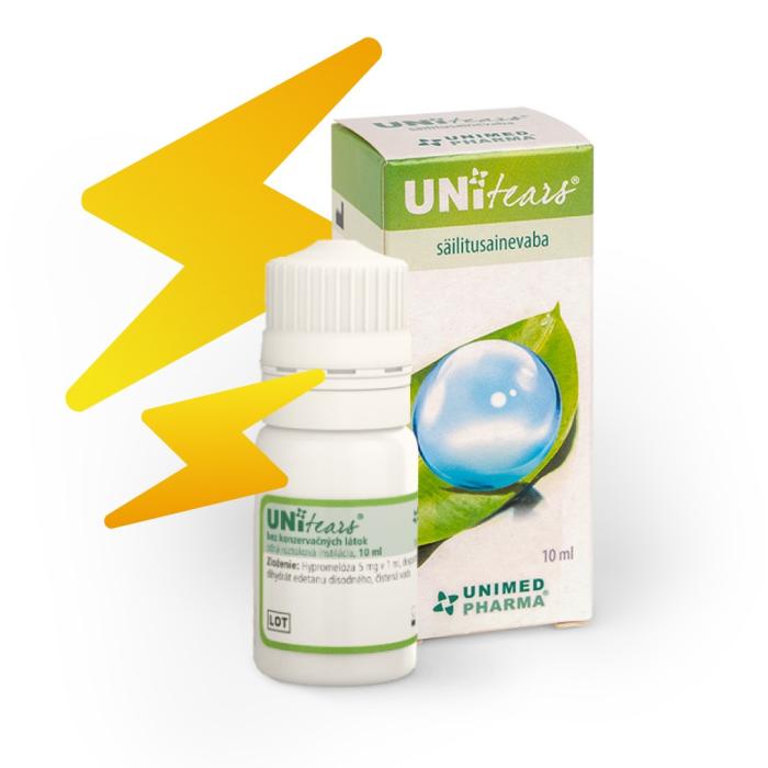 UNITEARS SILMATILGAD SÄILITUSAINEVABA 10ML