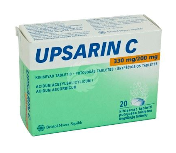 UPSARIN C KIHISEV TBL. 330MG+200MG N20
