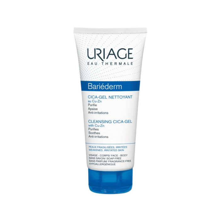 URIAGE BARIEDERM CICA CU-ZN PUHASTUSGEEL 200ML