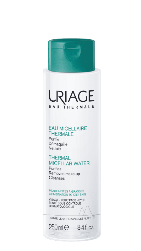 URIAGE EAU THERMALE MITSELLAARVESI RASUSELE, KOMBINEERITUD NAHALE 250ML