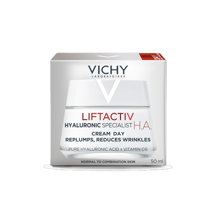 VICHY LIFTACTIV H.A. NÄOKREEM KORTSUDEVASTANE KOMBINEERITUD NAHALE 50ML