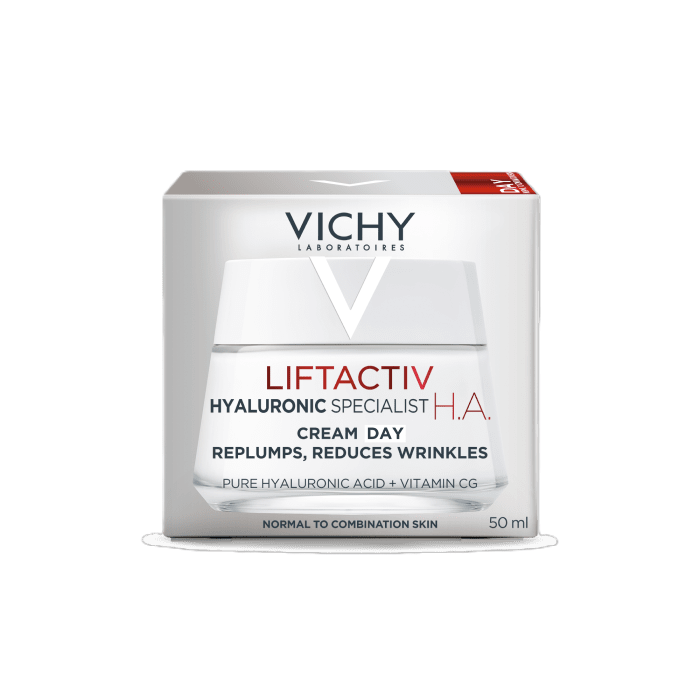 VICHY LIFTACTIV H.A. NÄOKREEM KORTSUDEVASTANE KOMBINEERITUD NAHALE 50ML