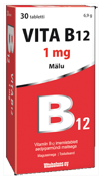 VITA B12 IMEMISTBL 1000MCG N30