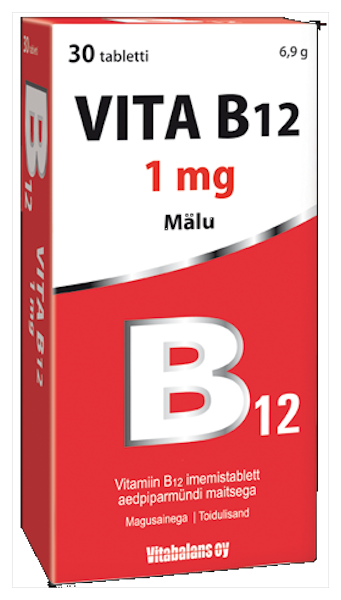 VITA B12 IMEMISTBL 1000MCG N30