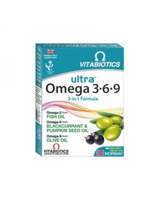 ULTRA OMEGA 3-6-9 KAPSLID N60
