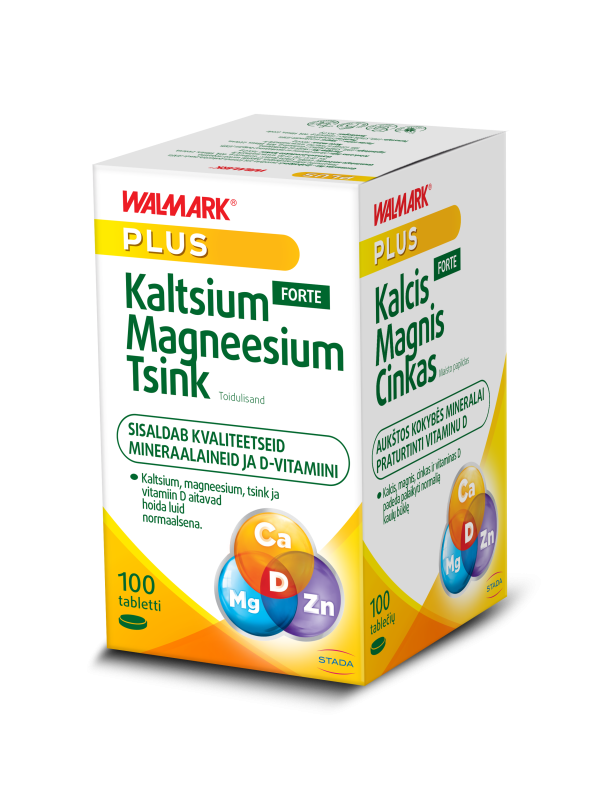 WALMARK KALTSIUM-MAGNEESIUM-TSINK FORTE TBL N100