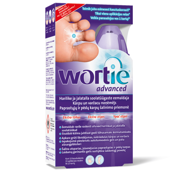 WORTIE ADVANCED EXTRA STRONG SOOLATÜÜG.EEMALDAJA (12+) 50ML