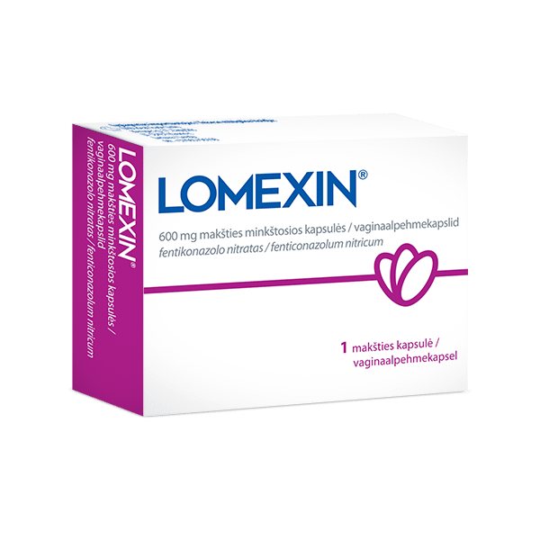 LOMEXIN 600MG VAGINAALPEHMEKAPSEL N1