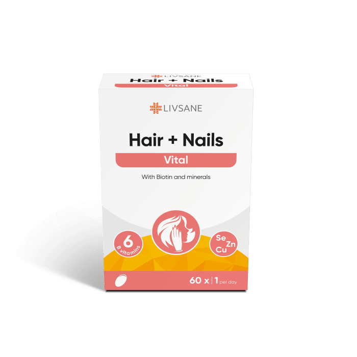LIVSANE VITAMIINI KAPSLID JUUSTELE/KÜÜNETELE N60