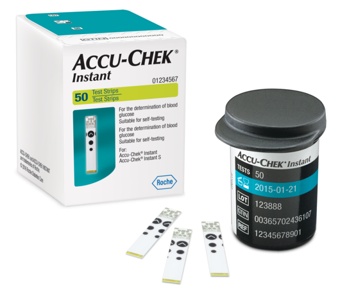 TESTRIBAD ACCU-CHEK INSTANT N50