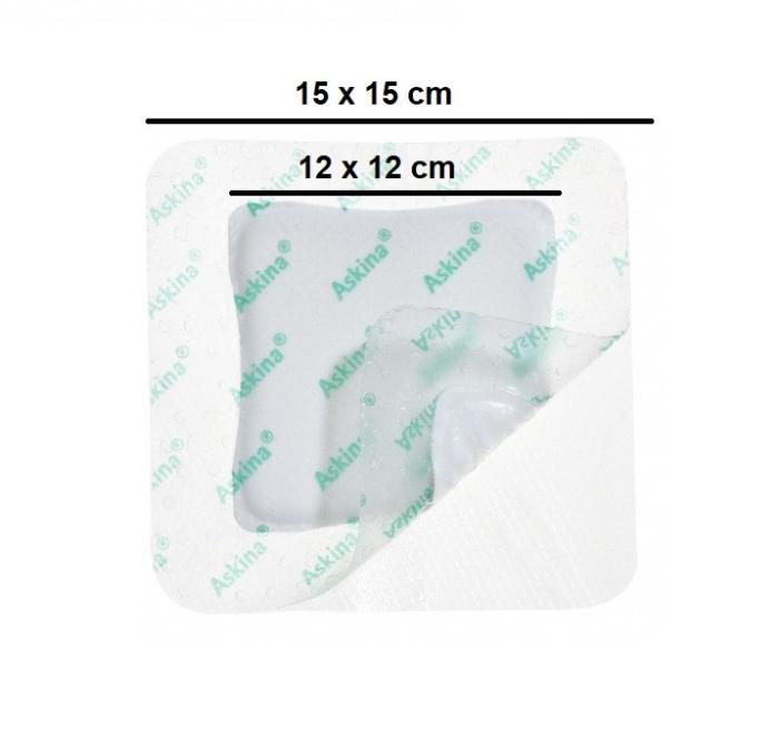 ASKINA DRESSIL BORDER HAAVASIDE 15X15CM SILIKOONIST KLEEPUV N1