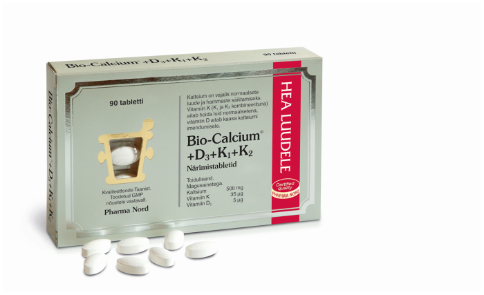 BIO-CALCIUM+D3+K TBL N90