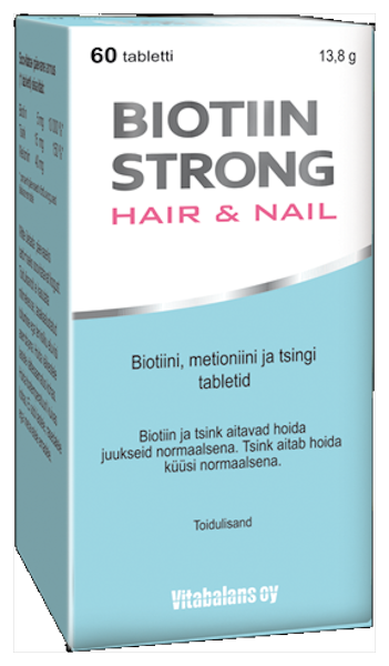 BIOTIN STRONG HAIR&NAIL TBL N60