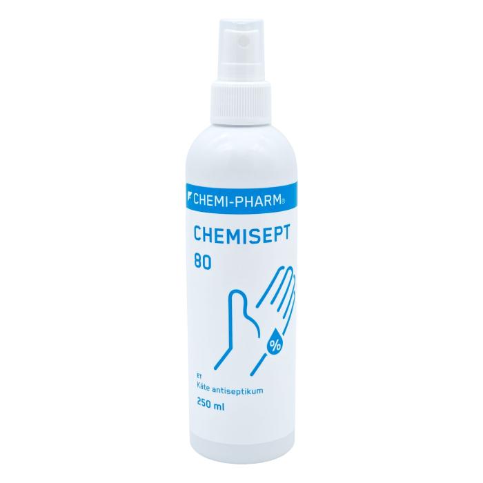 CHEMI-PHARM CHEMISEPT 80 KÄTE ANTISEPTIKUM PIHUSTIGA 250ML