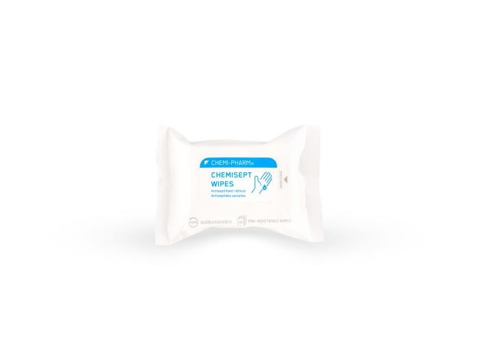 CHEMI-PHARM CHEMISEPT WIPES KÄTE ANTISEPTILISED SALVRÄTIKUD N24