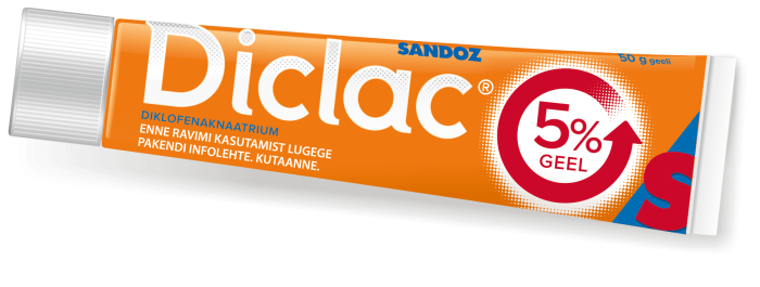 DICLAC 5% GEEL 50MG 1G 50G N1
