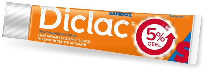 DICLAC 5% GEEL 50MG 1G 50G N1