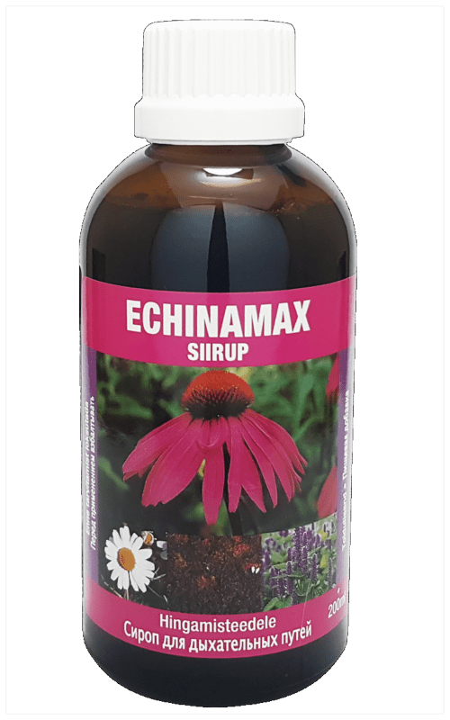 ECHINAMAX PUNASE PÄEVAKÜBARA SIIRUP LASTELE 200ML