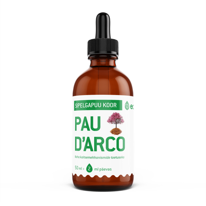 ECOSH PAU D'ARCO SIPELGAPUU KOORE TILGAD 50ML
