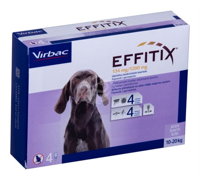 EFFITIX TÄPILAHUS 1200MG+134MG 2.2ML 2.2ML N4