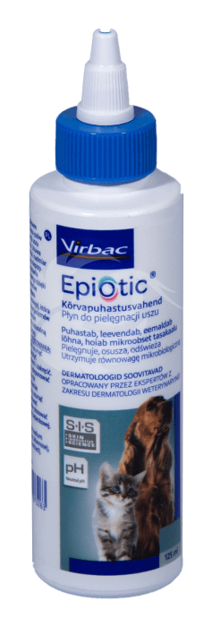EPIOTIC KÕRVAPUHASTUSLAHUS VET 125ML N1