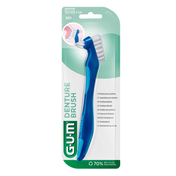 GUM HAMBAHARI DENTURE BRUSH PROTEESIDE PUHASTAMISEKS