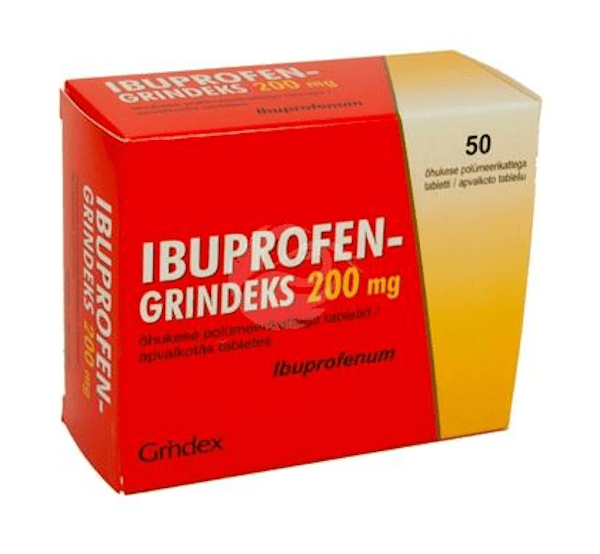 IBUPROFEN-GRINDEKS ÕHUKE POLÜMEERKATTEGA TBL 200MG N50