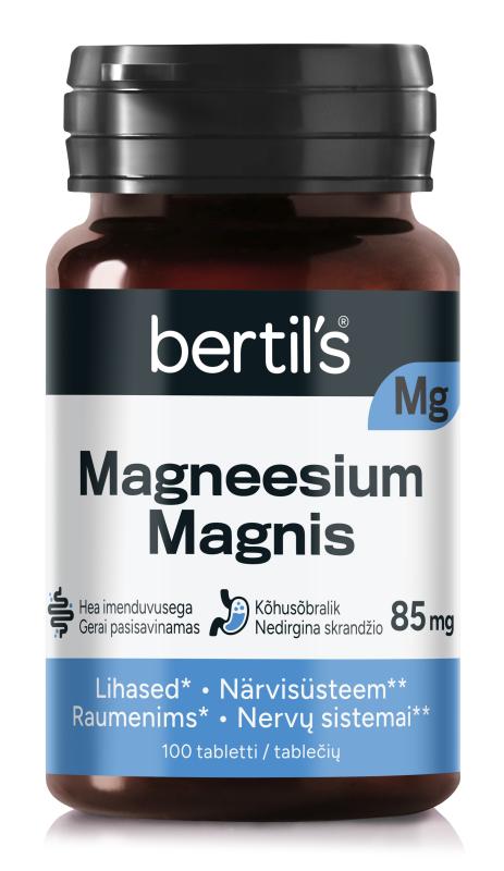 BERTILS MAGNEESIUM MAGNIS TBL 85MG N100