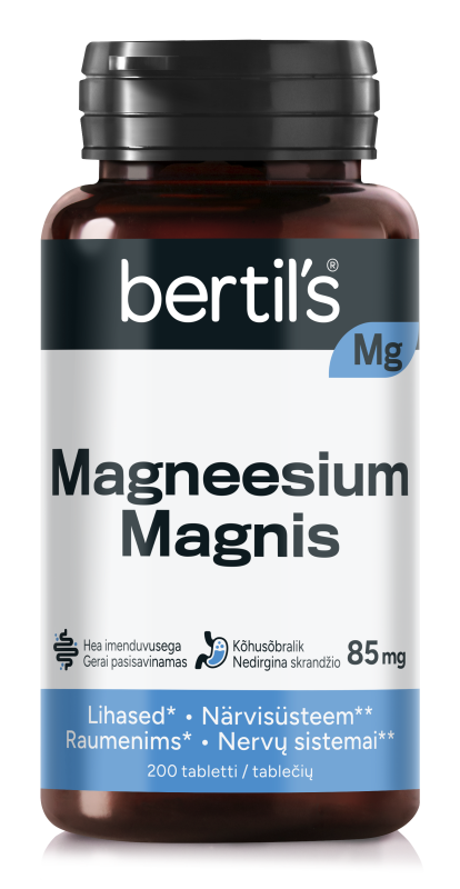 BERTILS MAGNEESIUM MAGNIS 85MG TBL N200