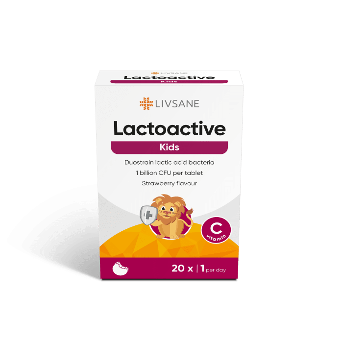 LIVSANE LACTOACTIVE KIDS NÄRIMISTBL N20