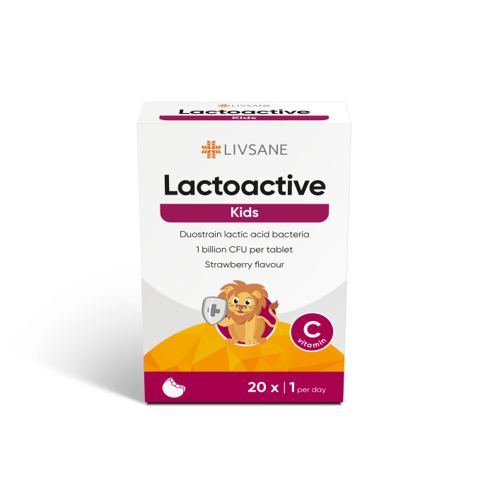 LIVSANE LACTOACTIVE KIDS NÄRIMISTBL N20