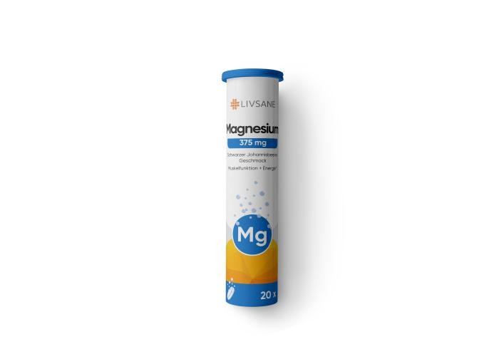 LIVSANE MAGNEESIUM LAHUSTUV TBL MUSTSÕSTRA N20