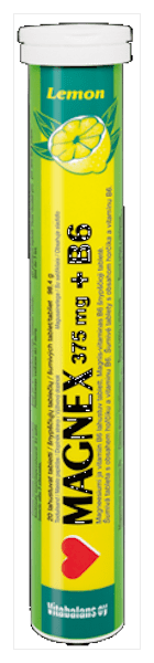 MAGNEX + VITAMIIN B6 LAHUSTUV TBL N20