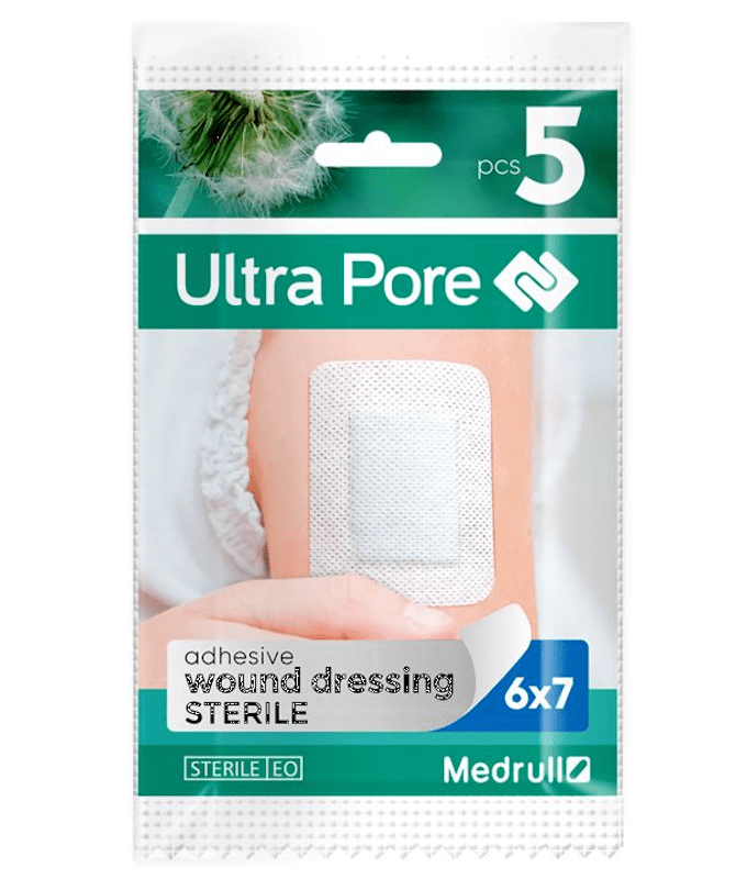 MEDRULL ULTRA PORE PLAASTER 6X7CM ISEKLEEPUV STER N5