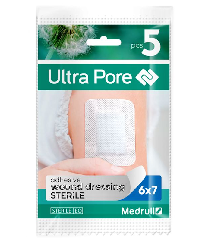 MEDRULL ULTRA PORE PLAASTER 6X7CM ISEKLEEPUV STER N5