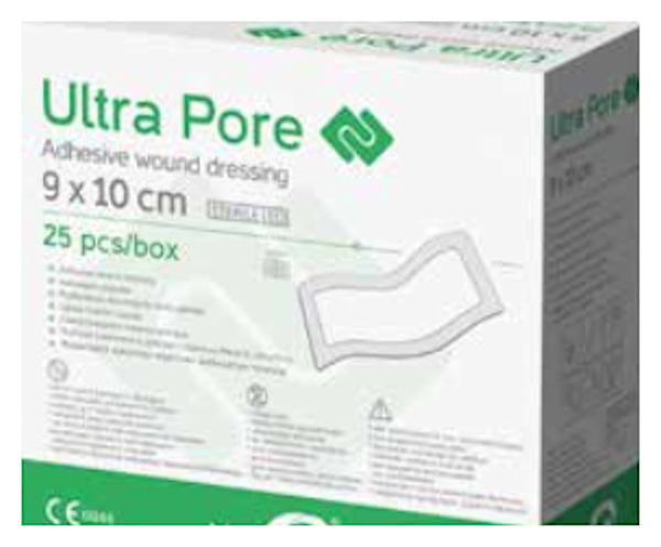 MEDRULL ULTRA PORE PLAASTER 9X10CM ISEKLEEPUV STER N25