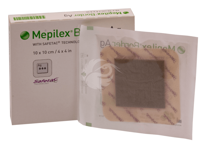 MEPILEX BORDER AG 10 X 10CM N5